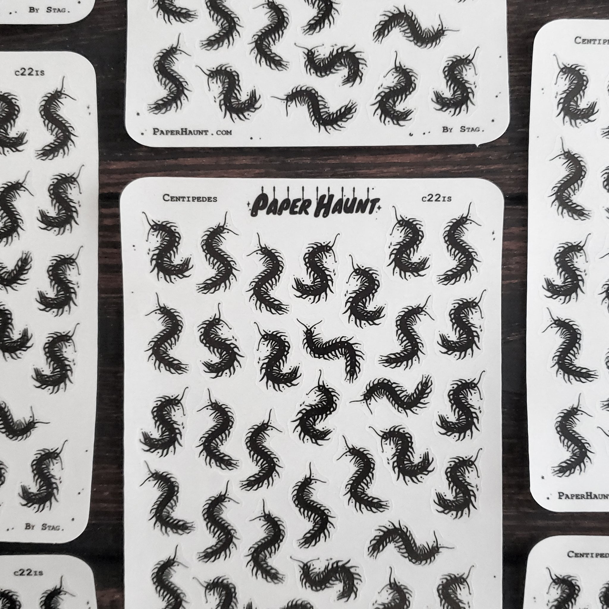 Centipede Planner STICKER Sheet