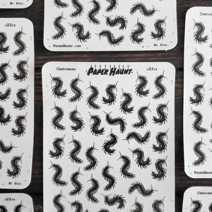 Centipede Planner STICKER Sheet