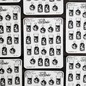 Bottled Fairies Planner STICKER Sheet