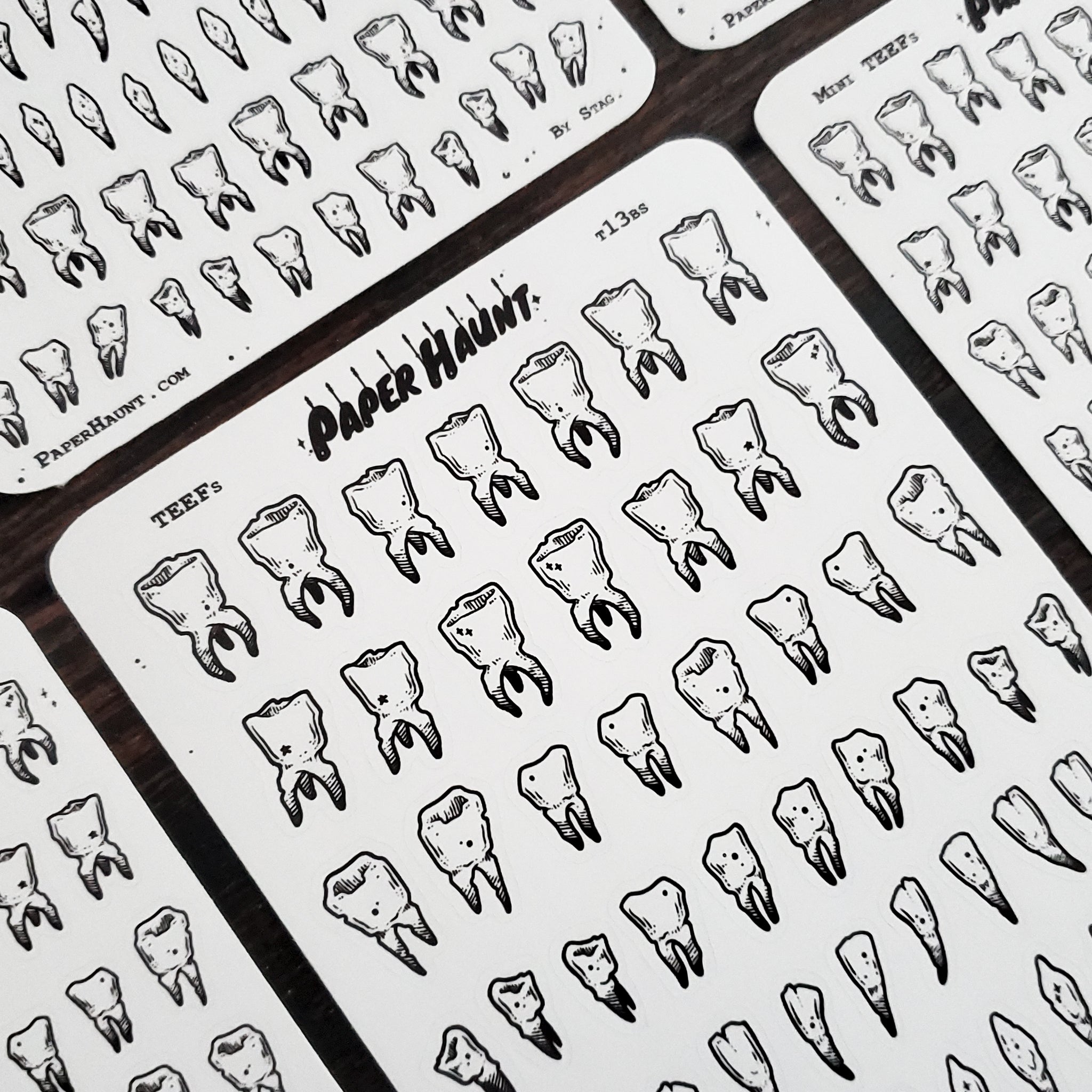 Teeth STICKER sheet