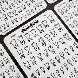 Teeth STICKER sheet