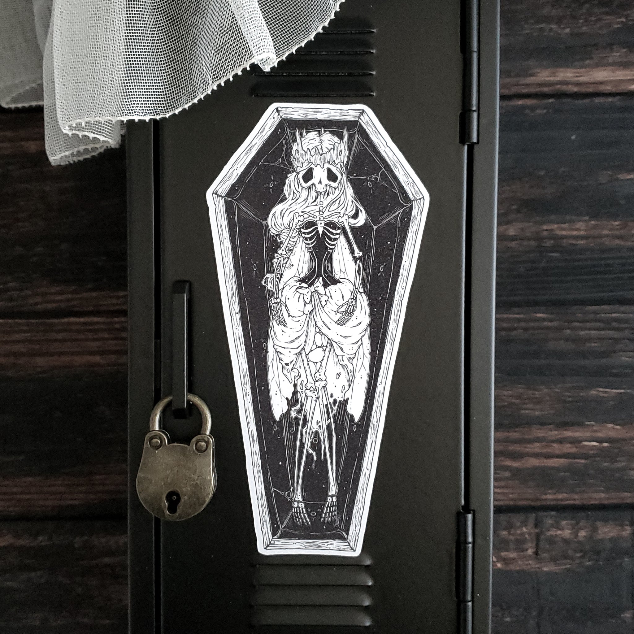 Coffin Skeleton Fairy Magnet