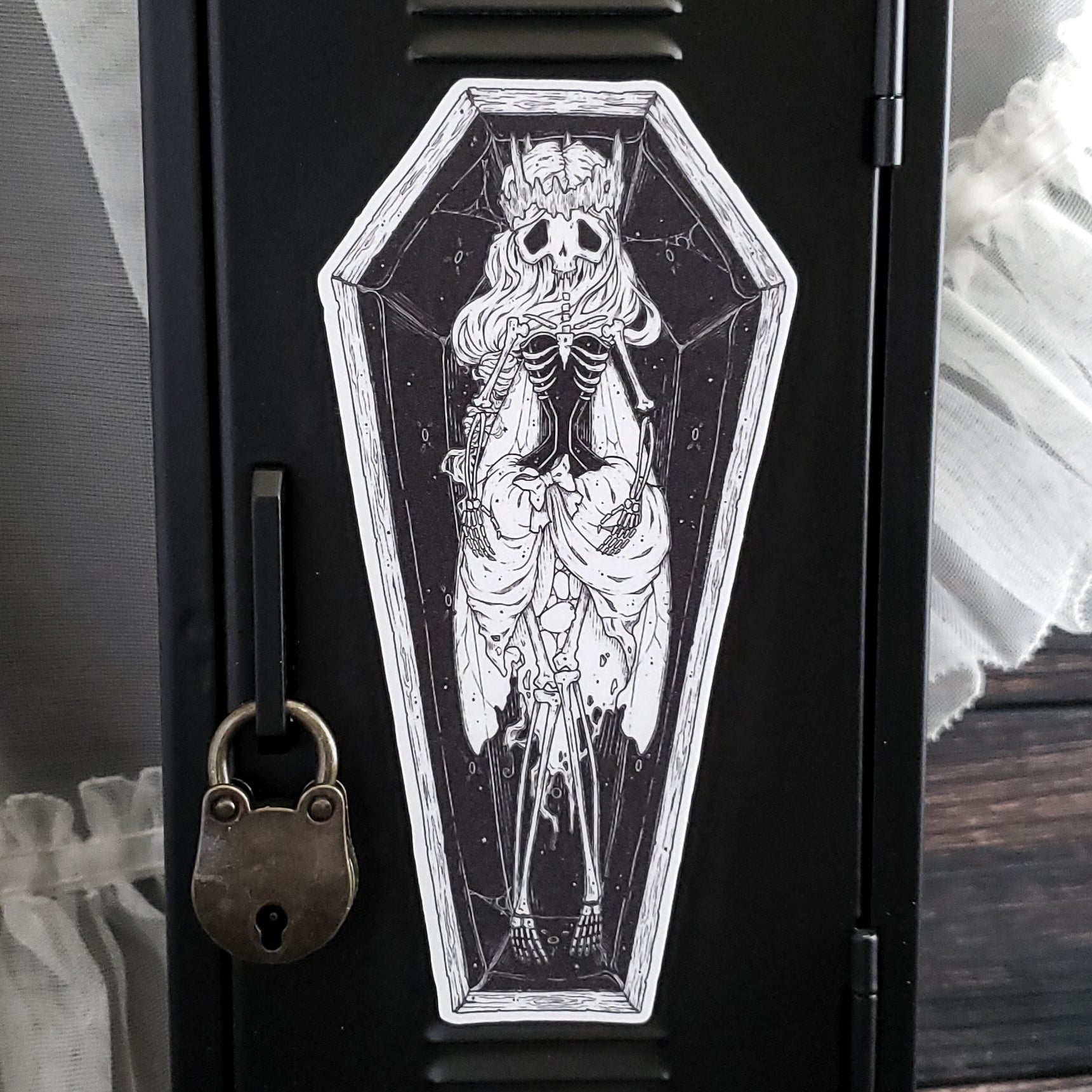 Coffin Skeleton Fairy Magnet