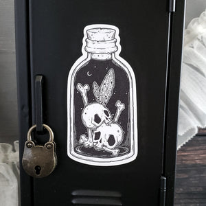 Bottled Fairy Skeleton Magnet