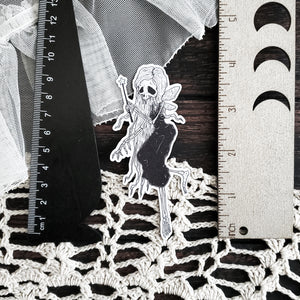 Sparkle Bones Fairy Skeleton Magnet