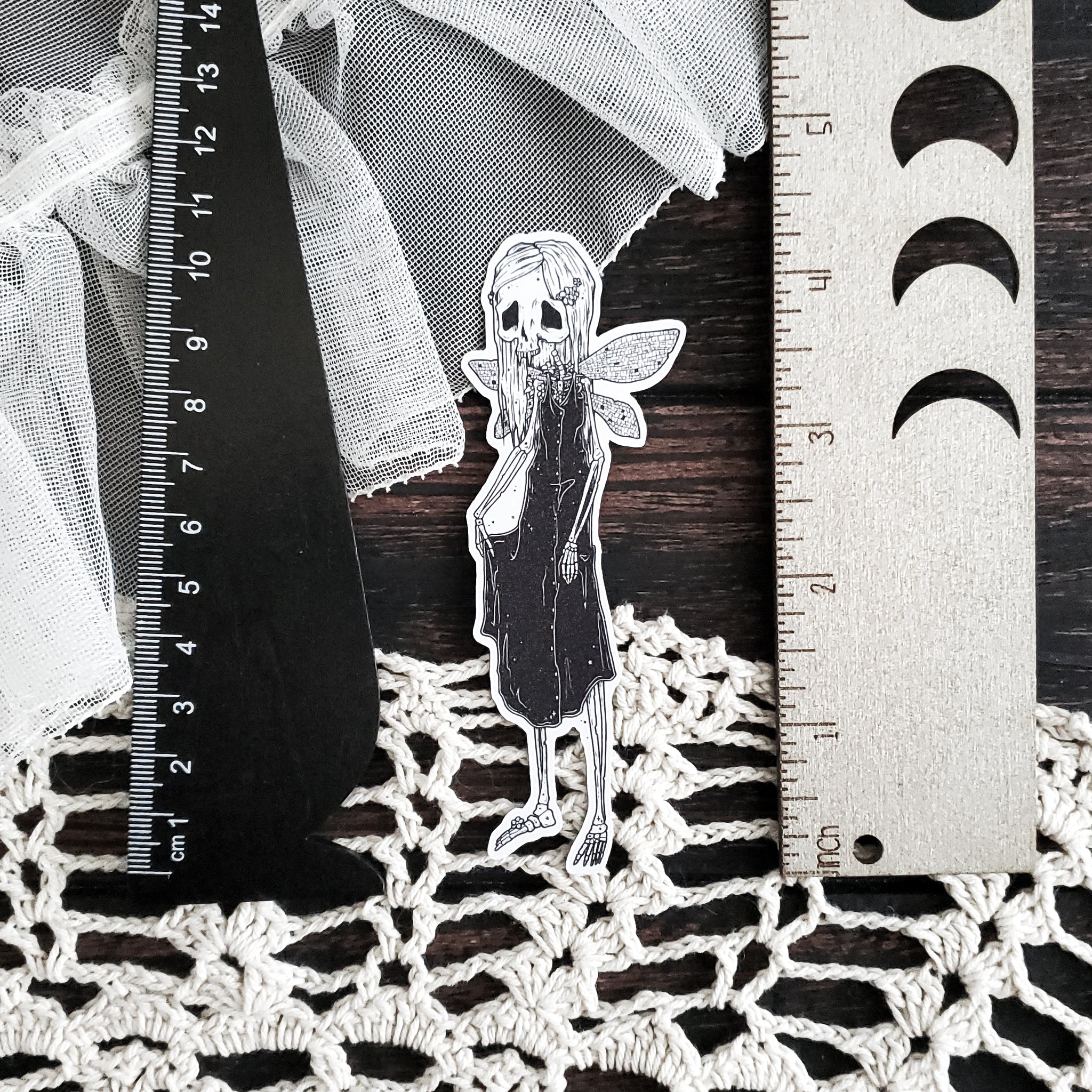 Daisy Bones Skeleton Fairy Magnet