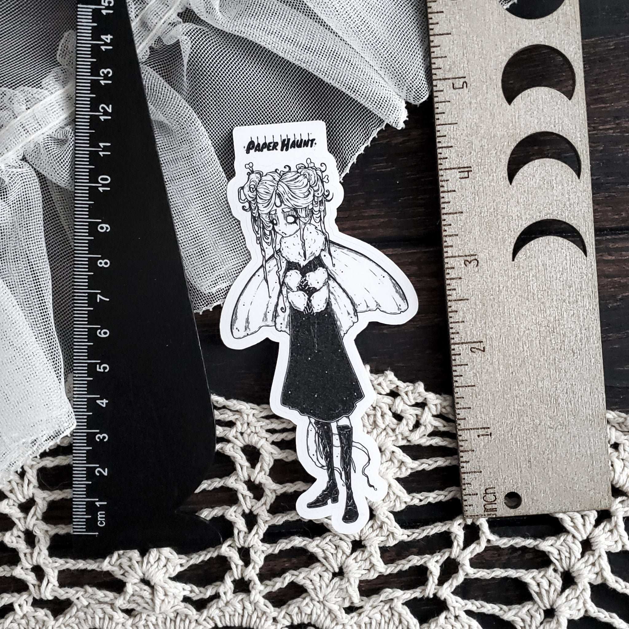 Moon Moth Fairy Sticker