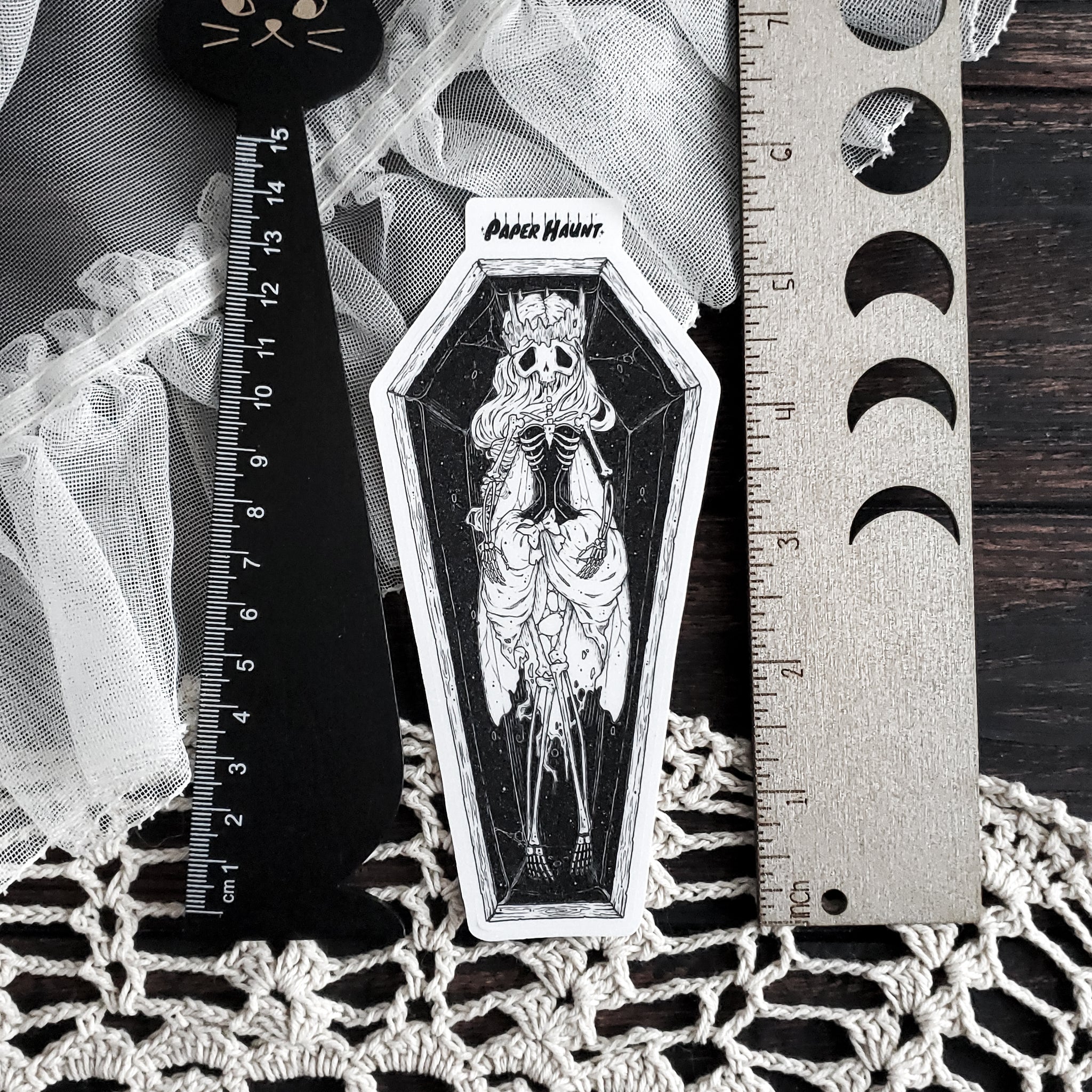 Coffin Fairy Skeleton Sticker