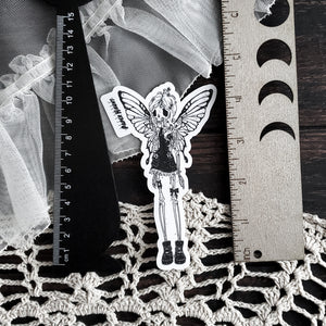 Flutter Bones Fairy Skeleton Sticker