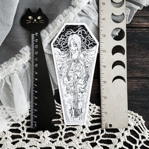Skeleton Coffin Thorn Bookmark