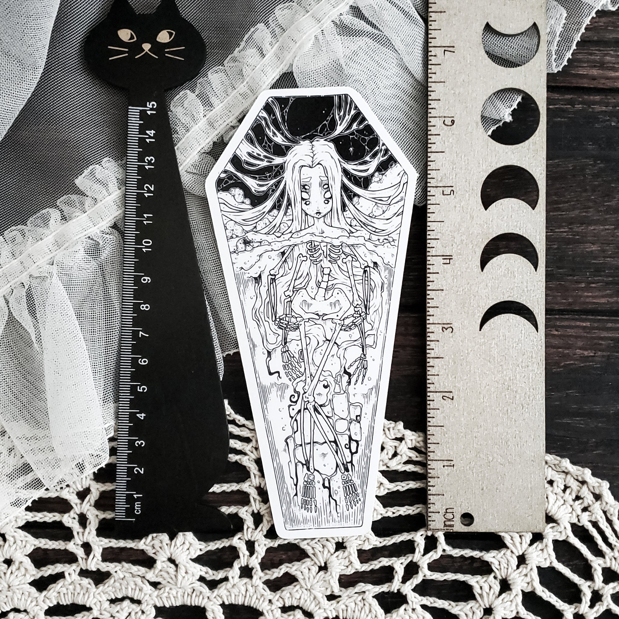 Skeleton Coffin Spider Bookmark