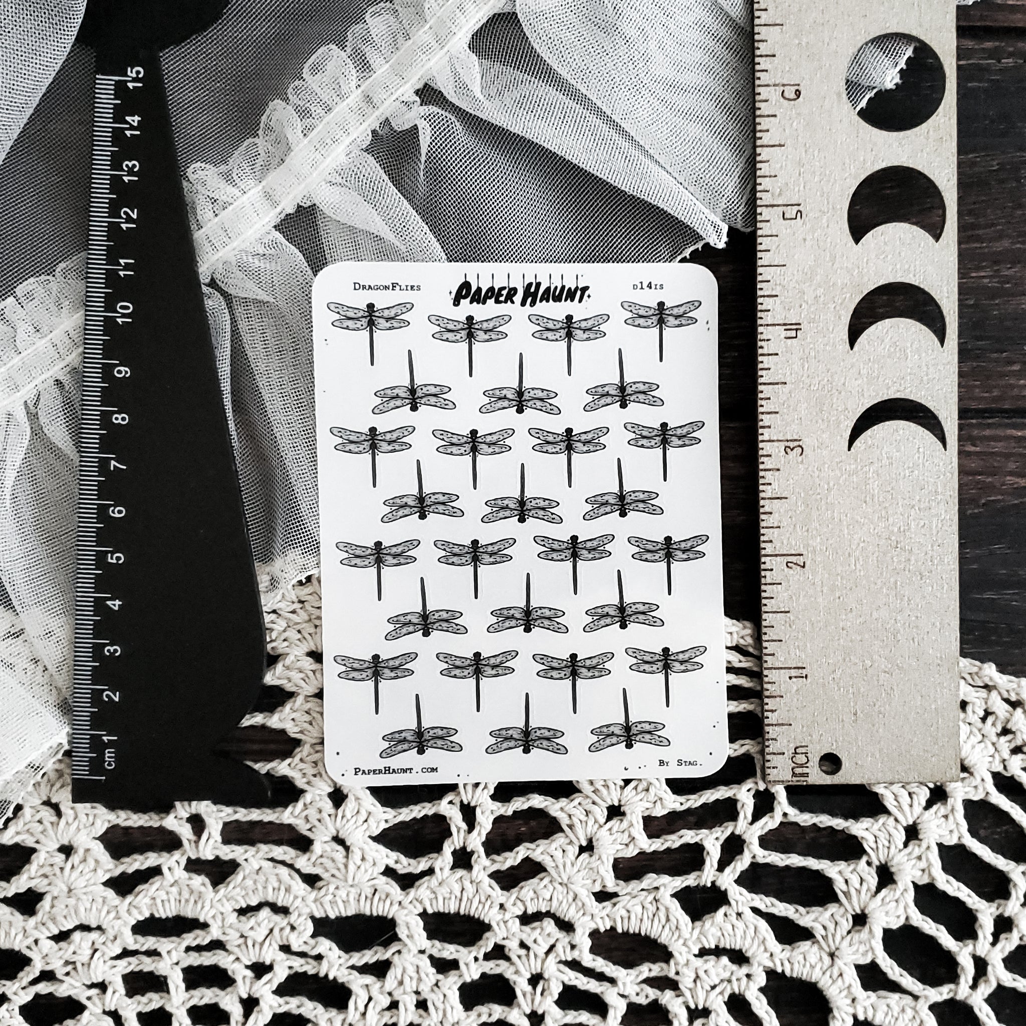 Dragonfly Planner STICKER Sheet