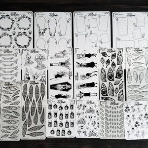 Fairy Bones STICKER Sheet Collection Bundle