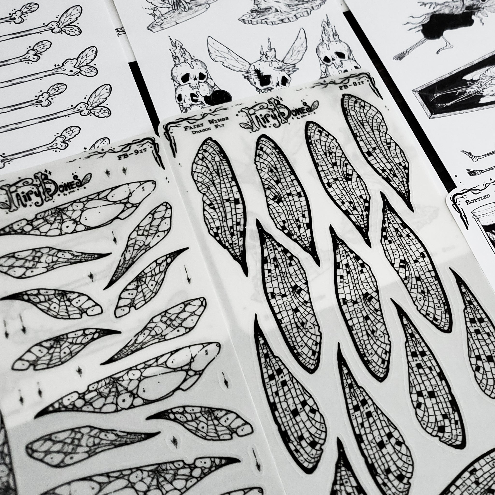 Fairy Bones STICKER Sheet Collection Bundle