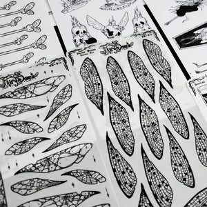 Fairy Bones STICKER Sheet Collection Bundle