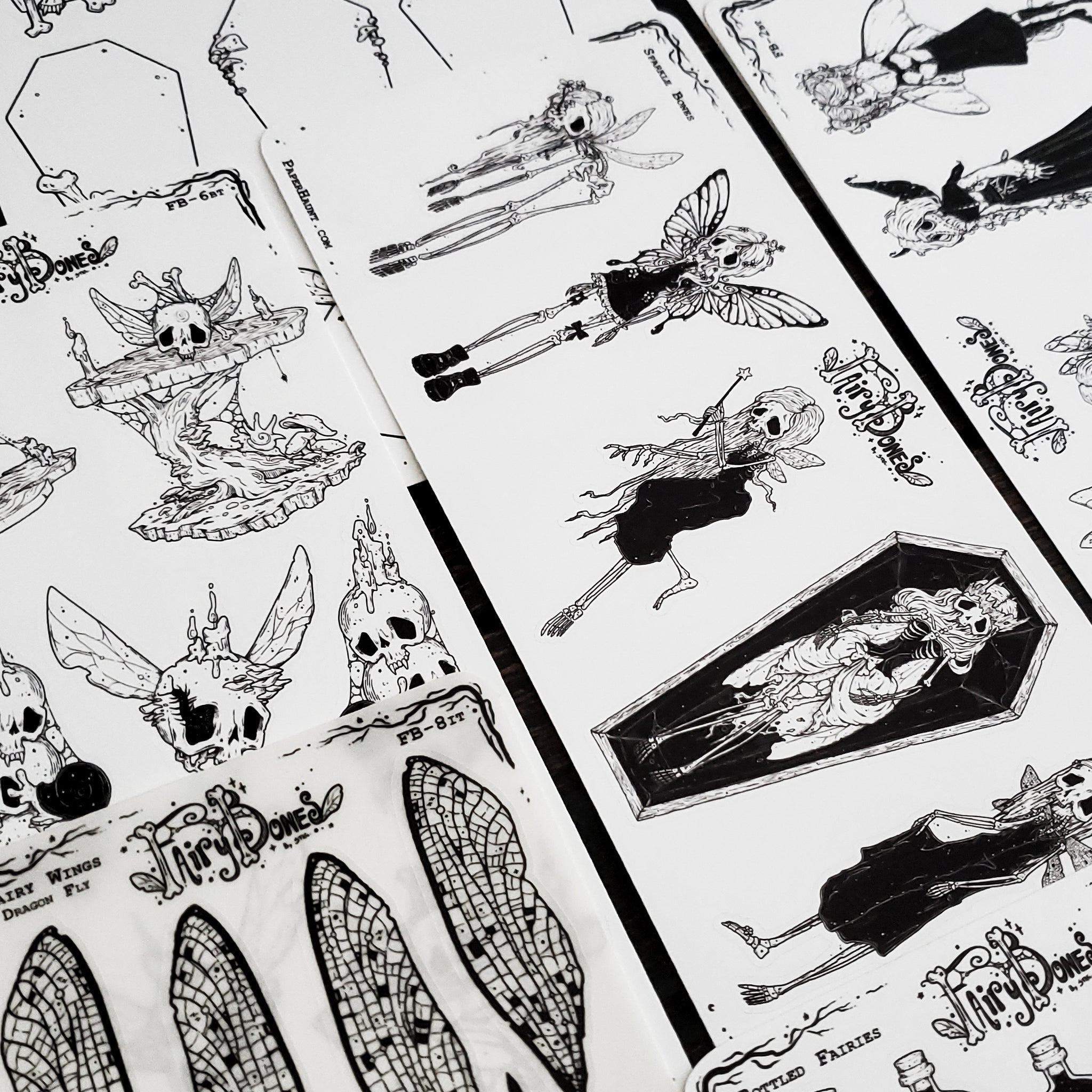 Fairy Bones STICKER Sheet Collection Bundle