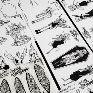 Fairy Bones STICKER Sheet Collection Bundle