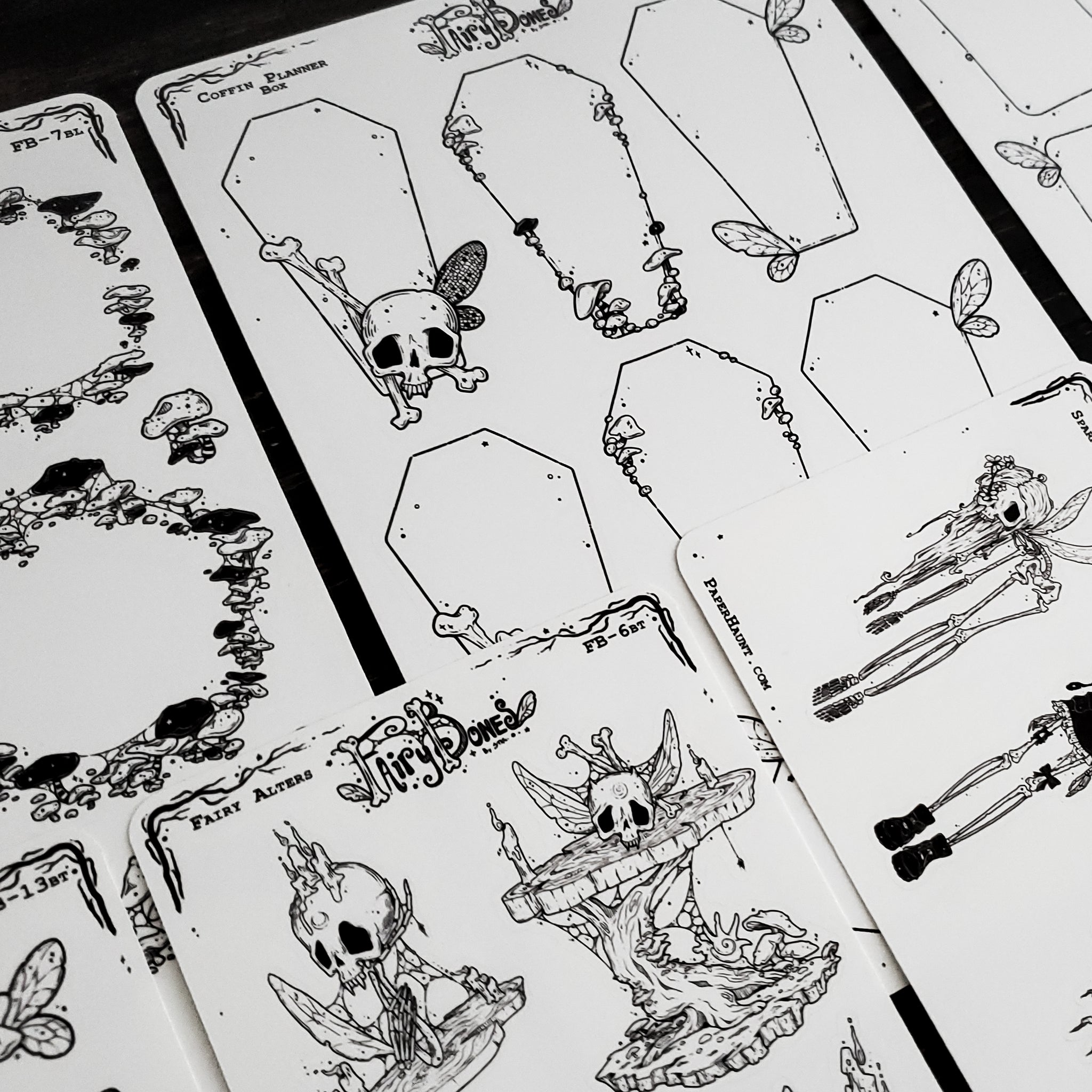 Fairy Bones STICKER Sheet Collection Bundle