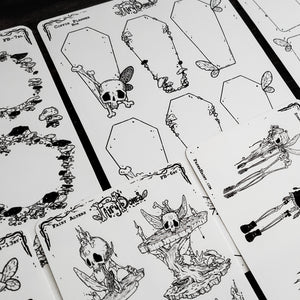 Fairy Bones STICKER Sheet Collection Bundle