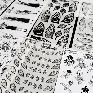 Fairy Bones STICKER Sheet Collection Bundle