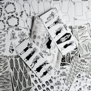 Fairy Bones STICKER Sheet Collection Bundle