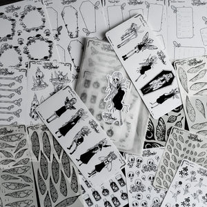 Fairy Bones STICKER Sheet Collection Bundle