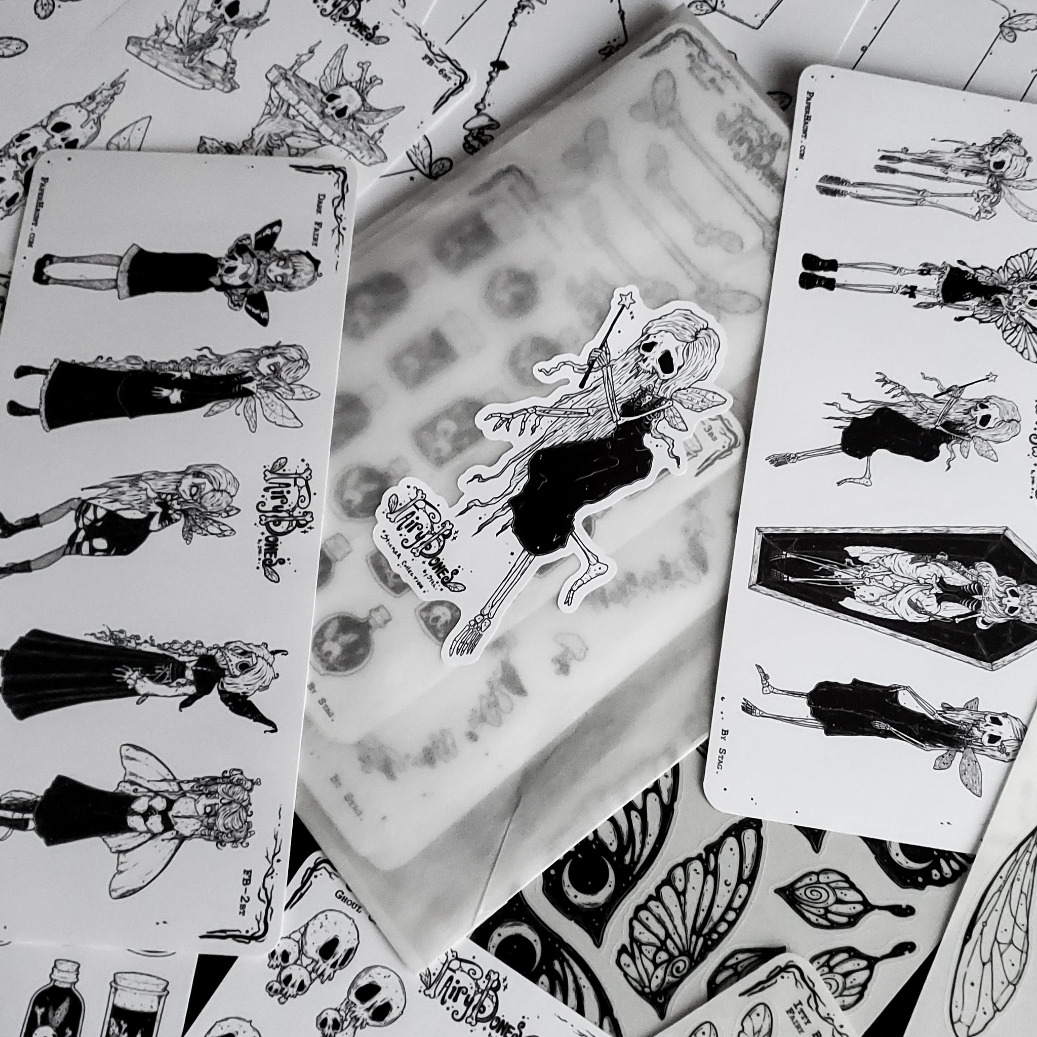 Fairy Bones STICKER Sheet Collection Bundle