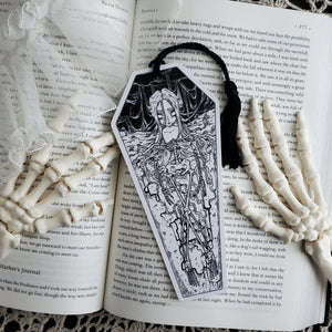 Skeleton Coffin Bookmark