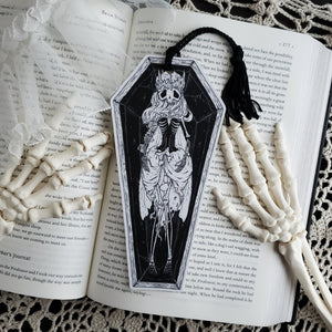 Coffin Skeleton Fairy bookmark