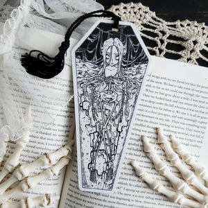 Skeleton Coffin Bookmark