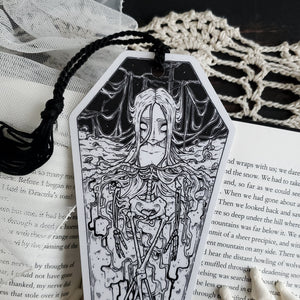 Skeleton Coffin Bookmark
