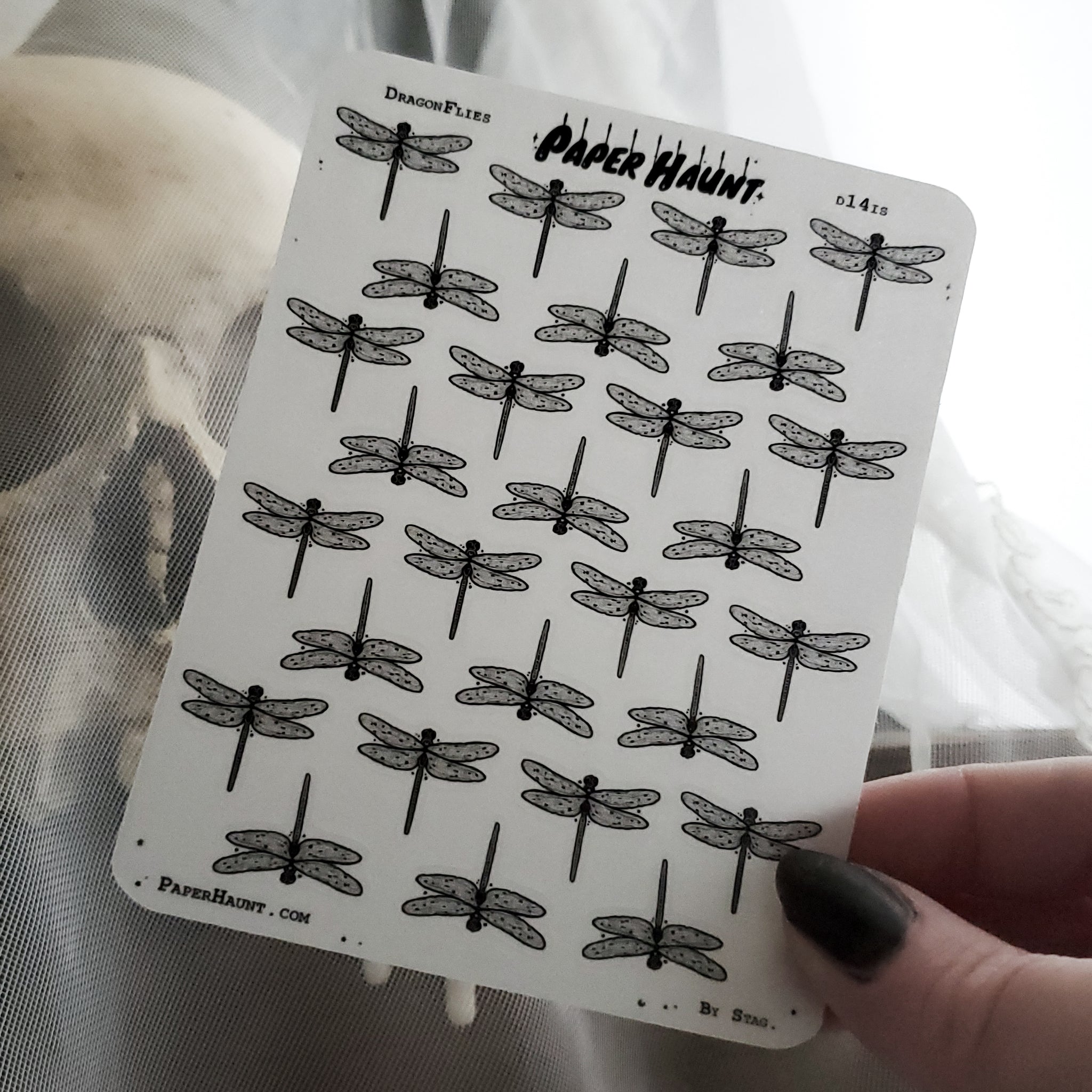 Dragonfly Planner STICKER Sheet