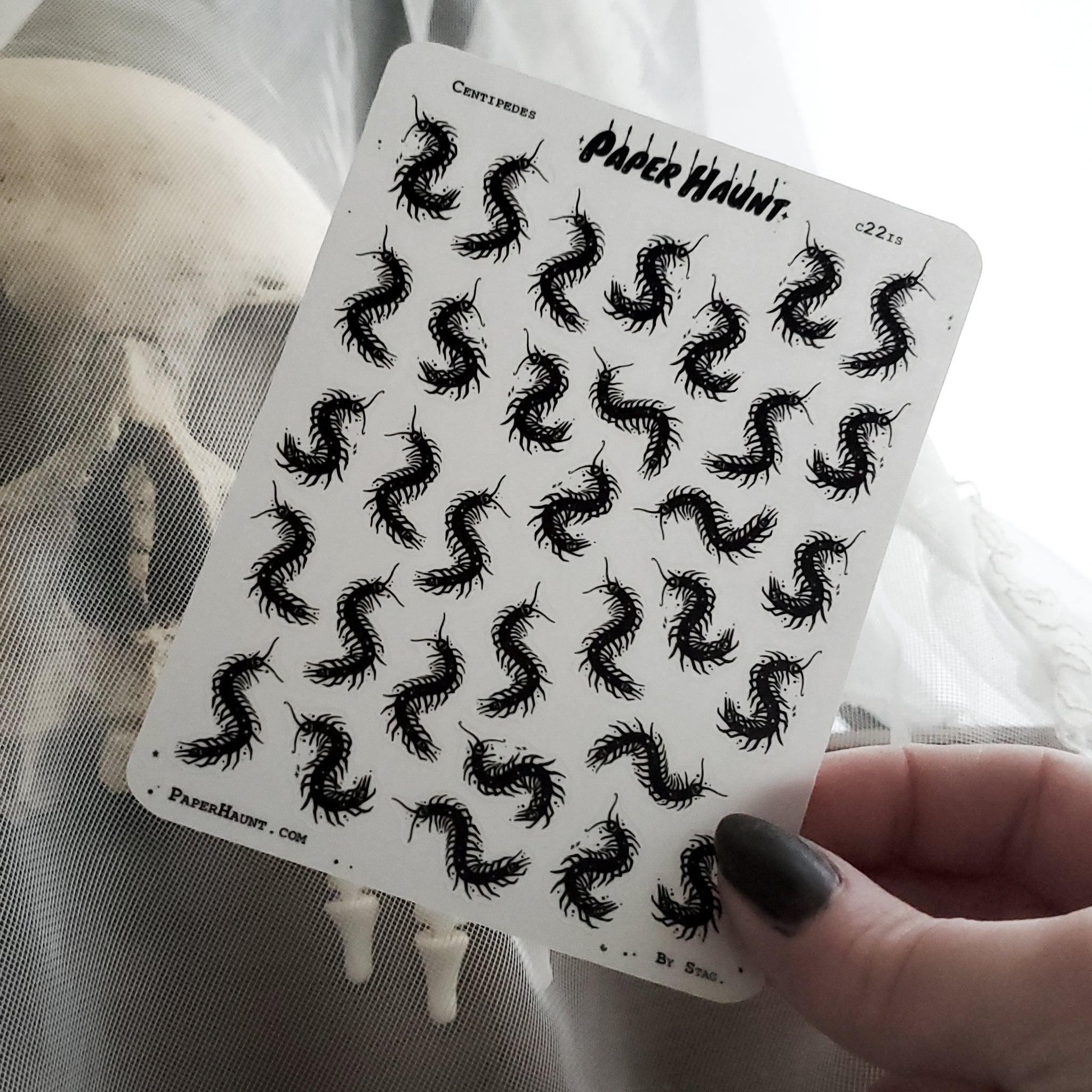 Centipede Planner STICKER Sheet