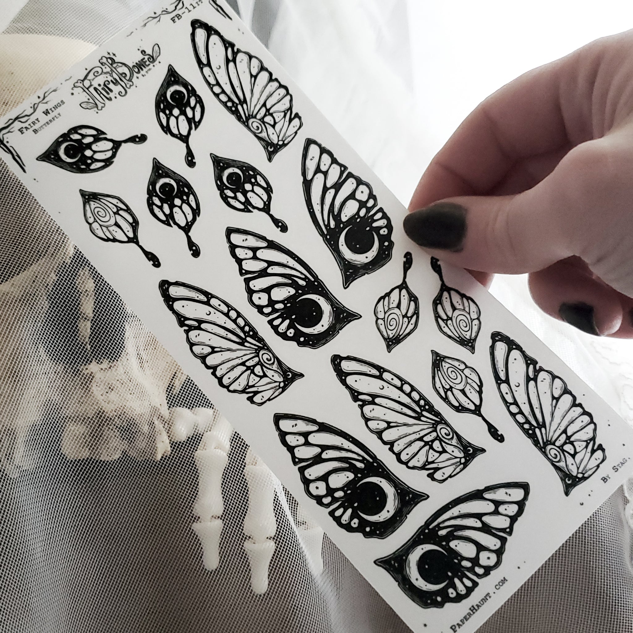 Butterfly Fairy Wing STICKER Sheet