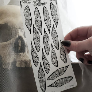Dragonfly Fairy Wing STICKER Sheet
