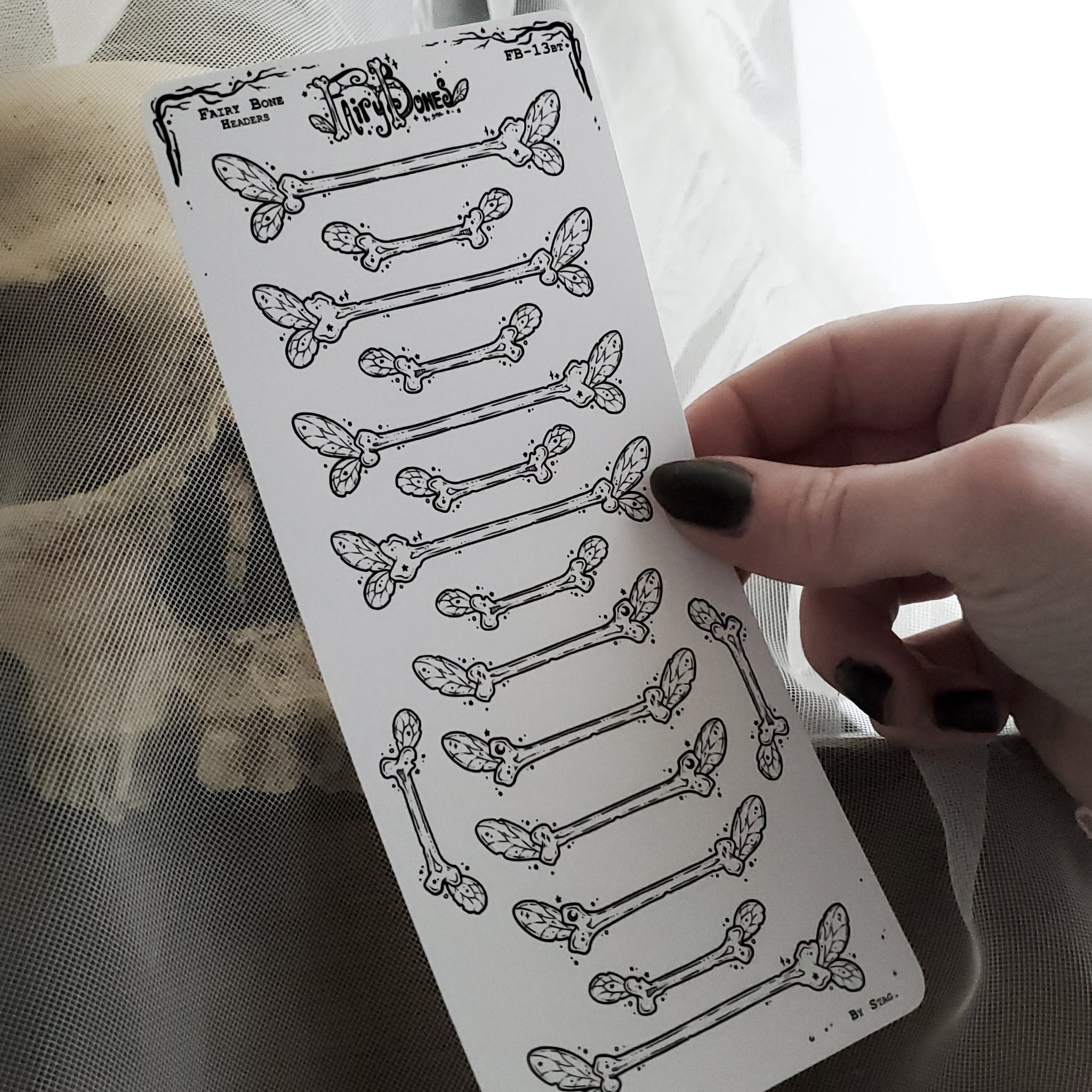 Fairy Bone Divider STICKER Sheet