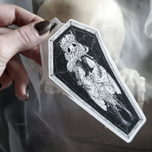 Coffin Fairy Skeleton Sticker