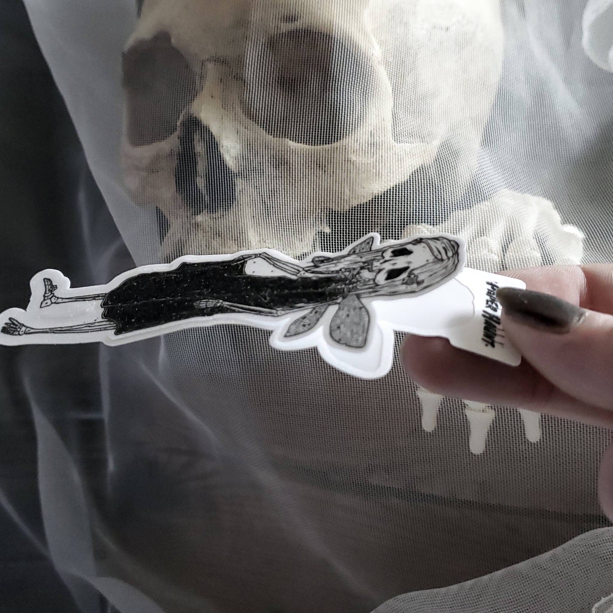 Daisy Bones Fairy Skeleton Sticker