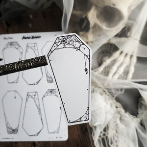 Coffin Web planner boxes Sticker sheet