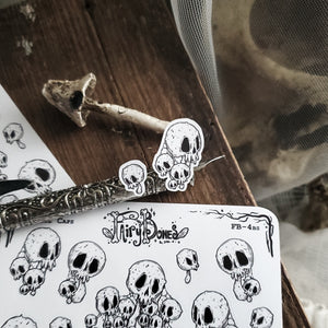 Ghoul Caps Mushroom Planner STICKER Sheet