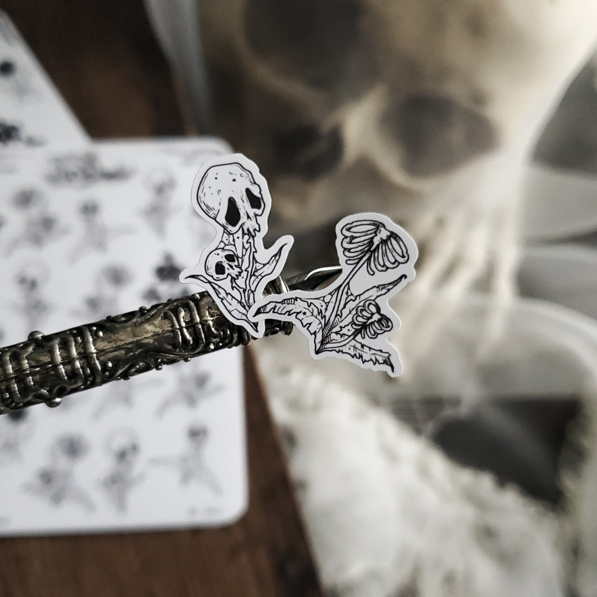 Gloom Bloom Spooky Plants Planner STICKER Sheet