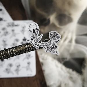 Gloom Bloom Spooky Plants Planner STICKER Sheet