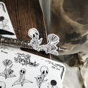 Gloom Bloom Spooky Plants Planner STICKER Sheet