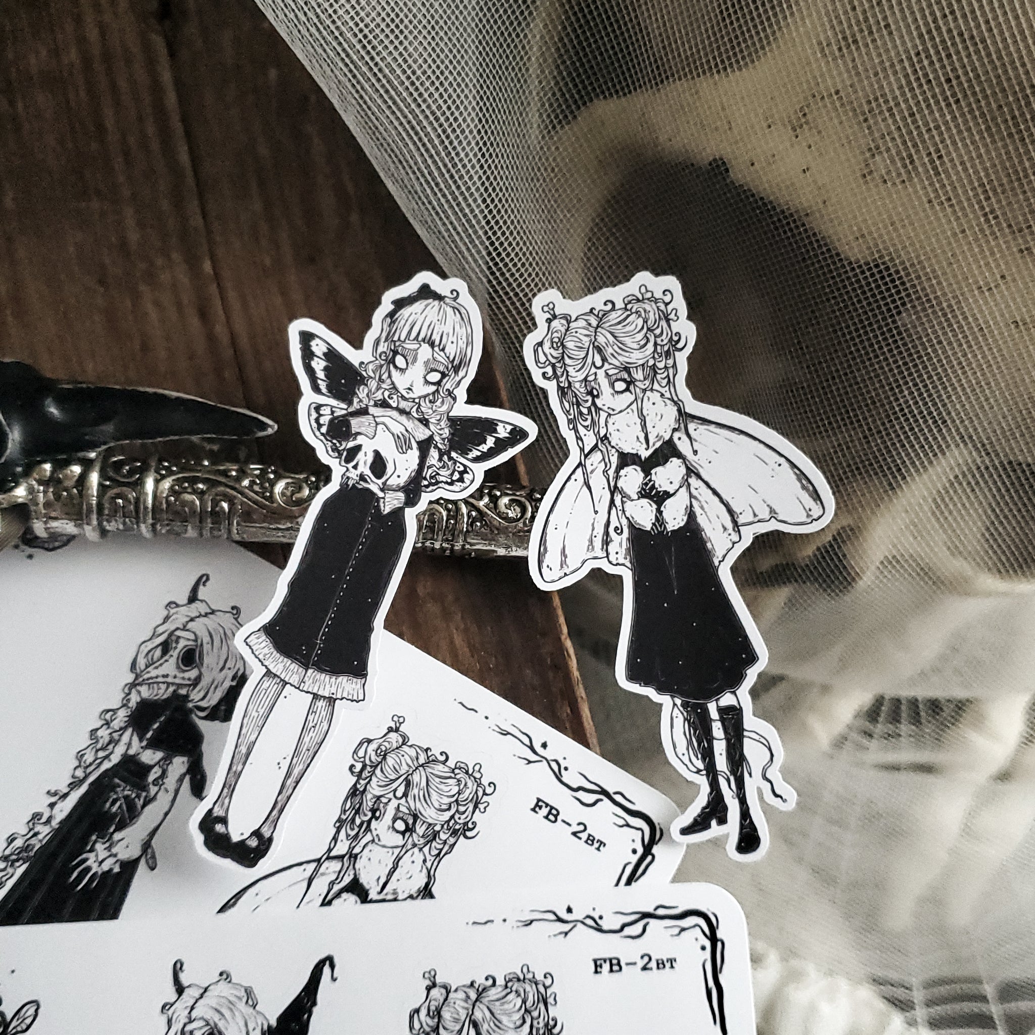 Dark Fairy STICKER Sheet