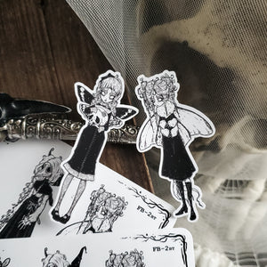 Dark Fairy STICKER Sheet