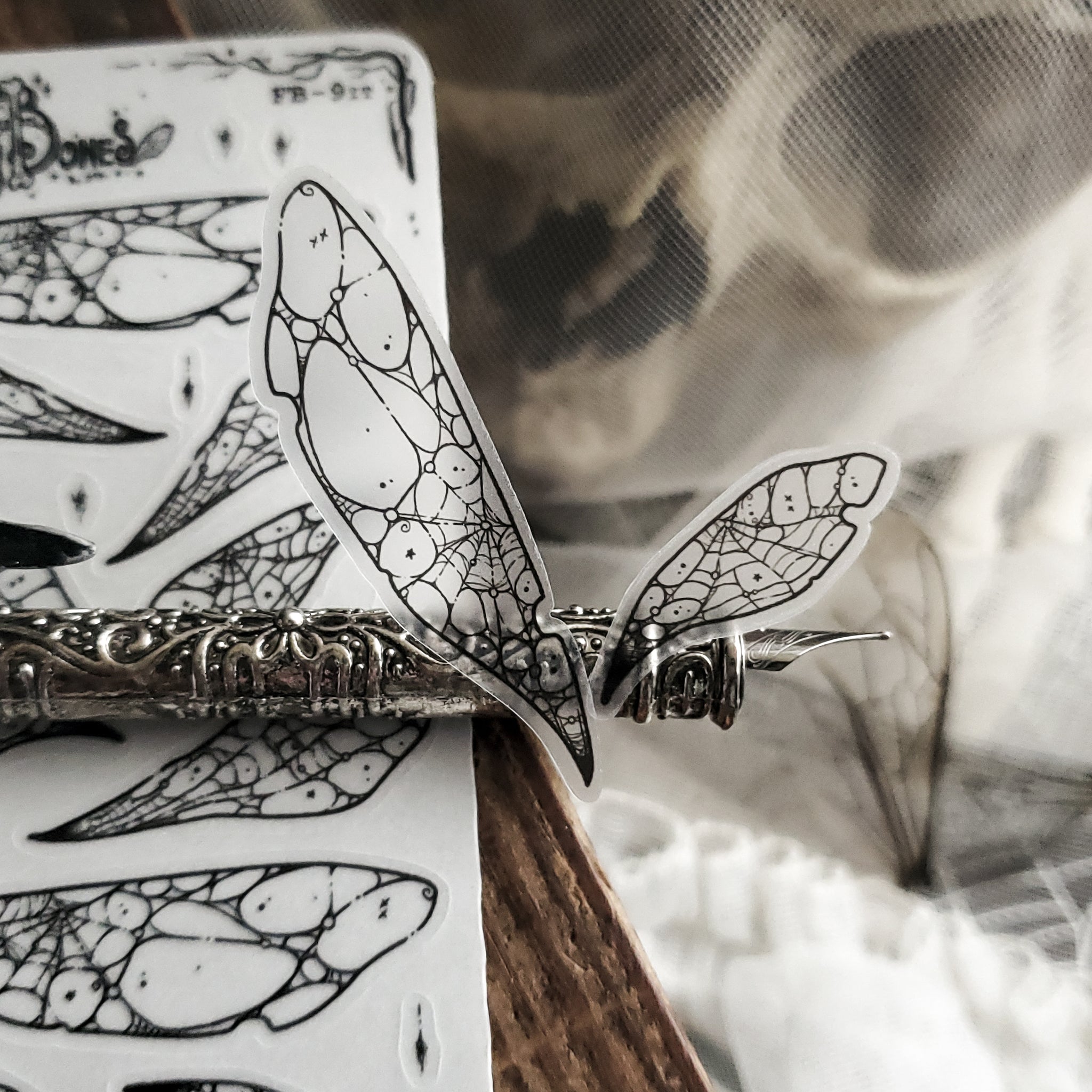 Web Fairy Wing STICKER Sheet