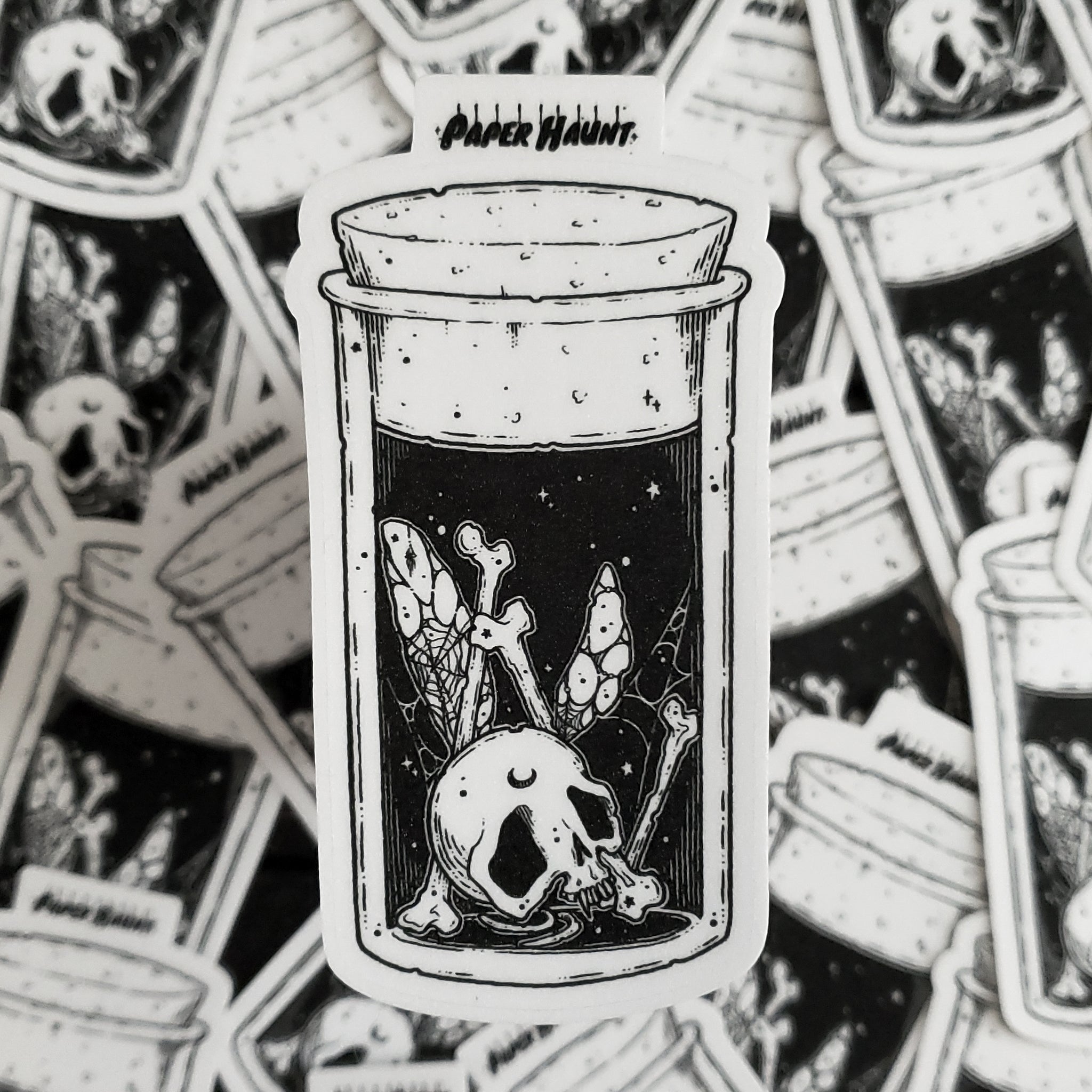 Bottled Fairy Specimen Sticker