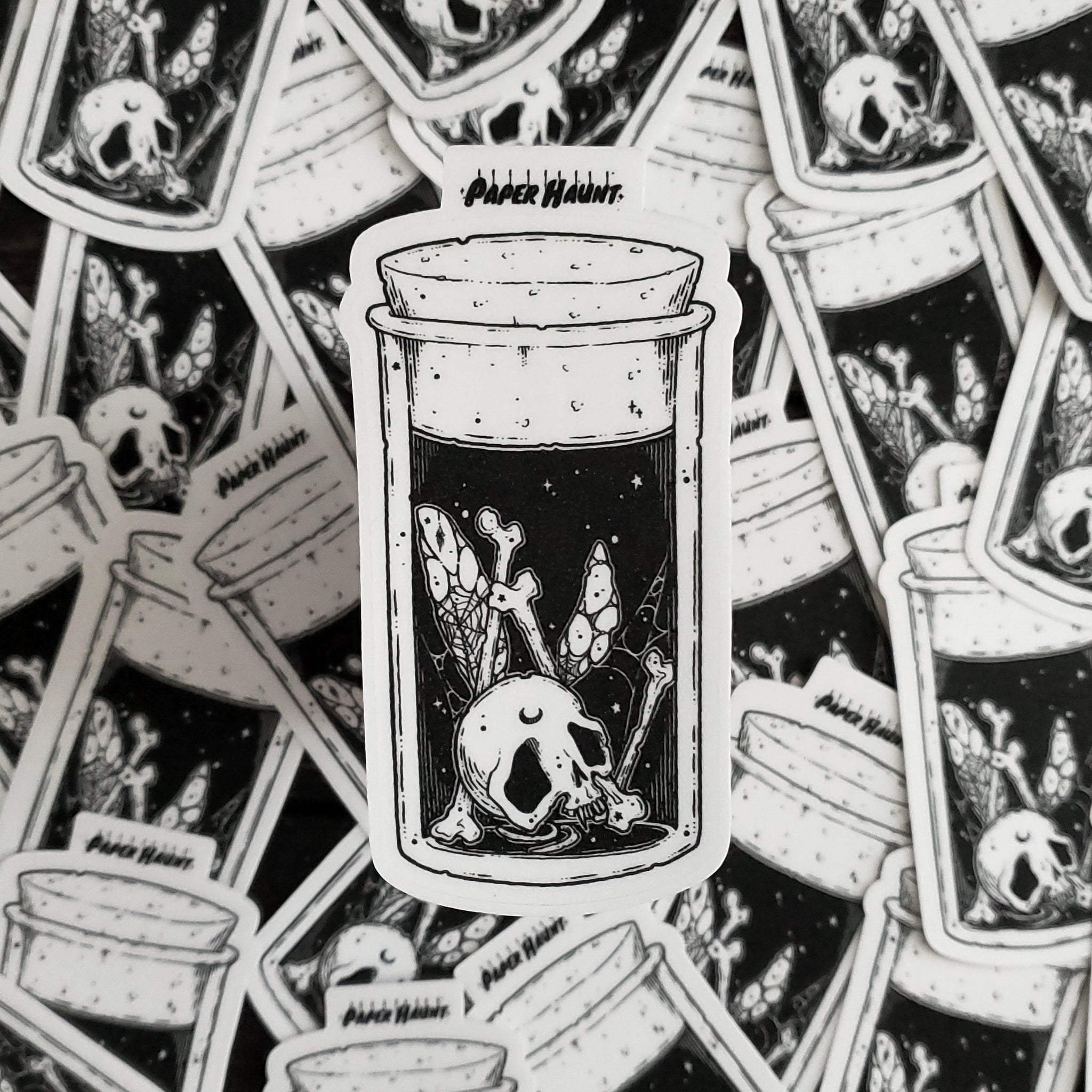 Bottled Fairy Specimen Sticker