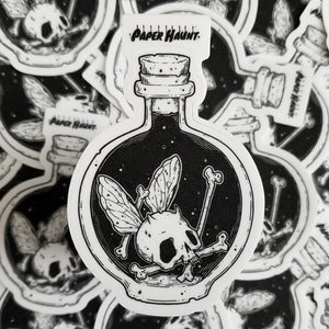 Horned Bottled Fairy Sticker