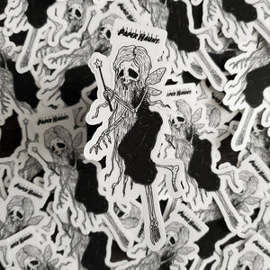 Sparkle Bones Fairy Skeleton Sticker